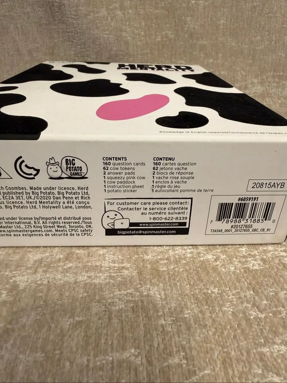 Big Potato Games Herd Mentality: Udderly Funny Family Board Game
